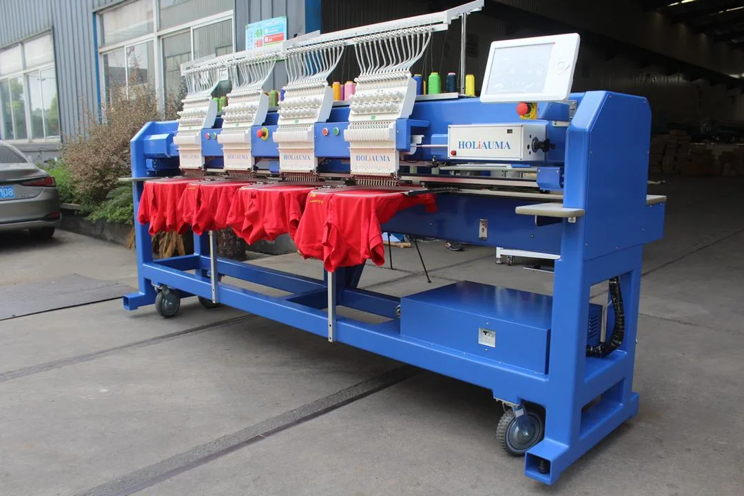 5 Years Quality Warranty! ! ! 4 Head Similar to Korea Swf Barudan Computerized Free Hand Embroidery Machine Frames Price High Speed 1200 Spm