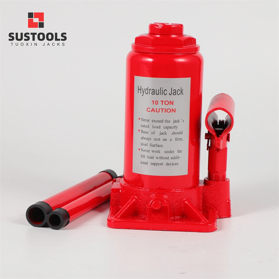 10 Ton Economical Type Portable Hydraulic Bottle Jacks Lifting Automotive Car Hydraulic Jacks