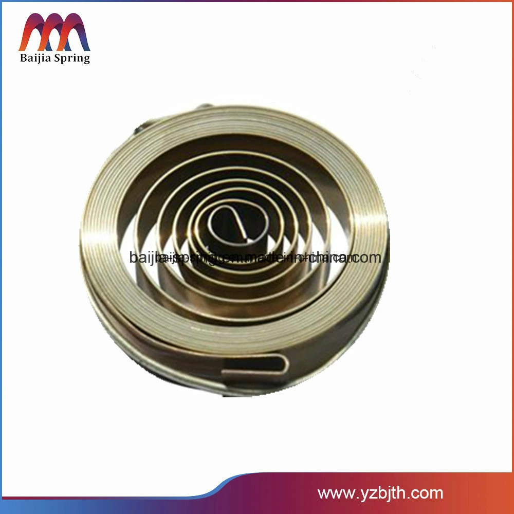 Spiral Spring China Zhejiang Machinery Springs Manufacturer Mechanical Parts Rotor Spring Clip-on Constant-Force Springs