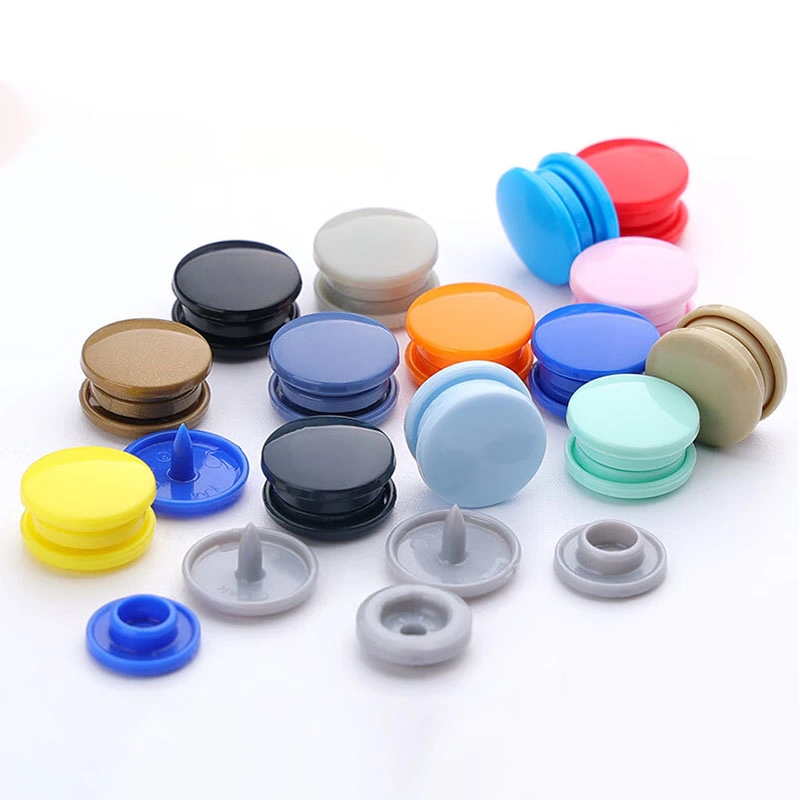 Hot Sale Colorful Eco-Friendly Plastic Snap Buttons for Baby Garment Accessories