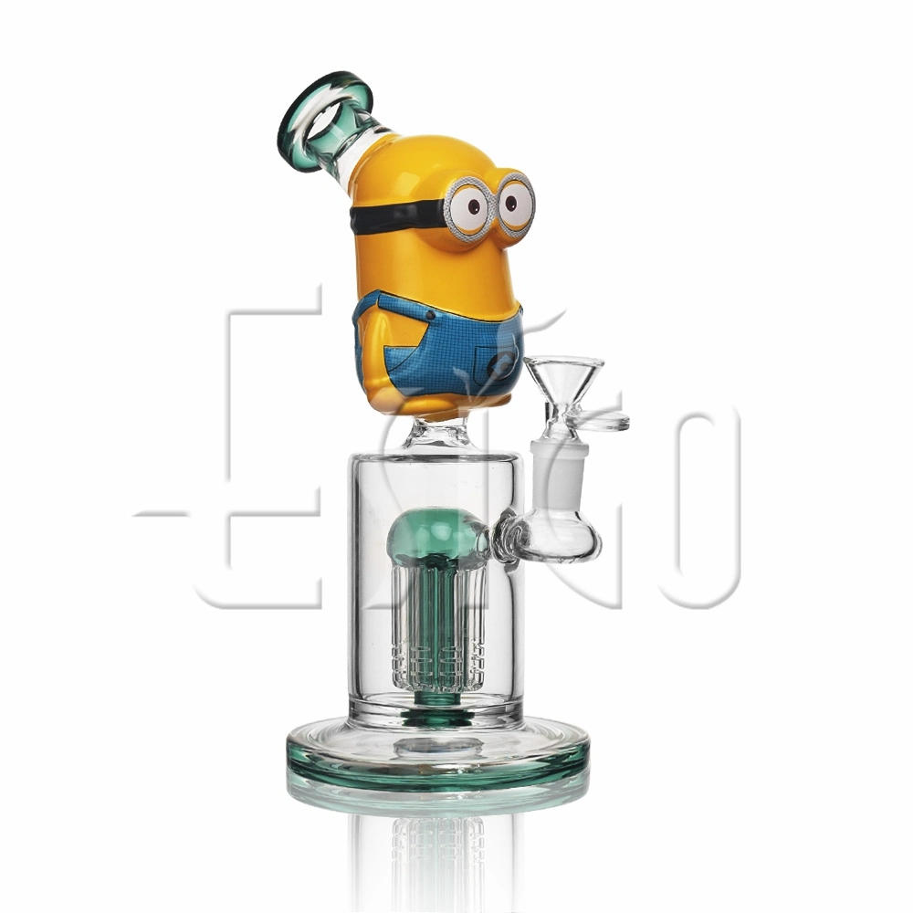 Esigo Glass Cartoon Minion Batman Hot Selling Figures DAB Rig Oil Rig Glass Water Pipe Glass Smoking Pipe with Functional Perc