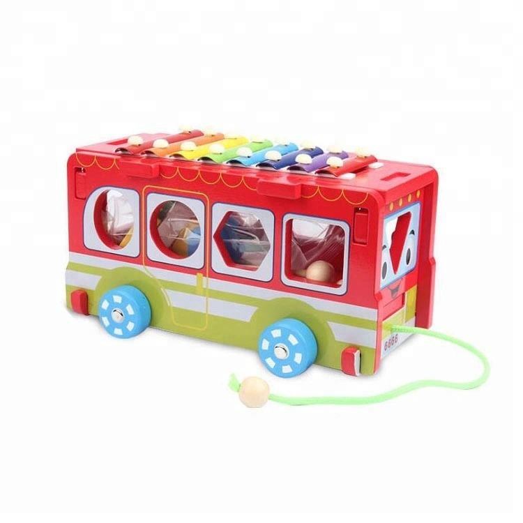 Wooden Truck Blocks Toys, Wooden Block Cars, Wood Block Game for Kids