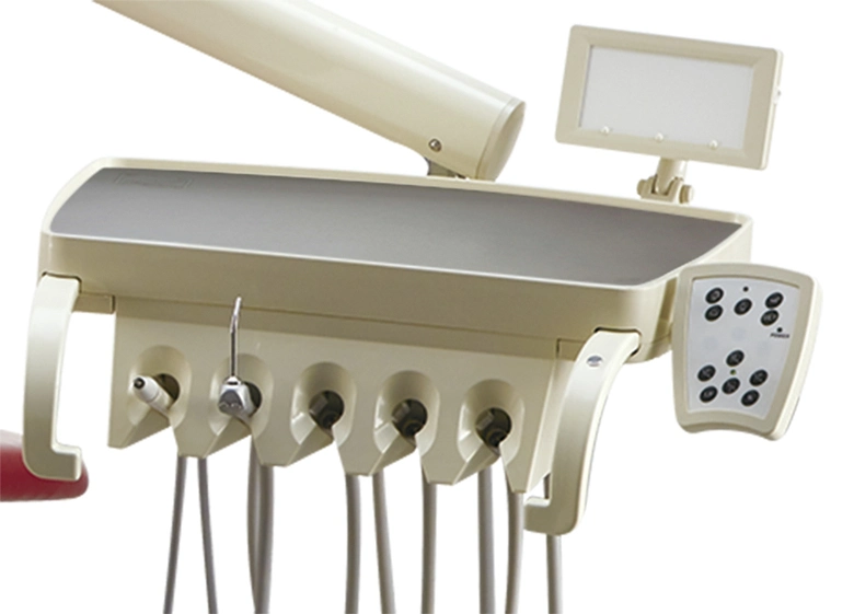 Economic Model Dental Chair with LED Sensor Lamp