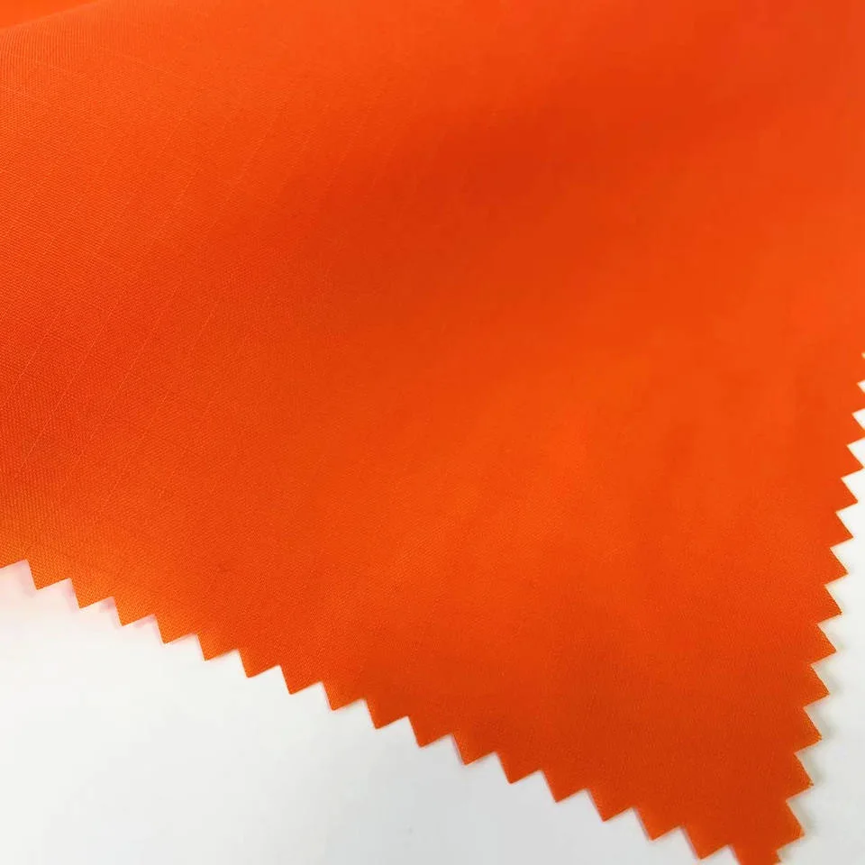 100% Nylon Fabric Woven Waterproof PU Coated 70d Nylon Ripstop Fabric