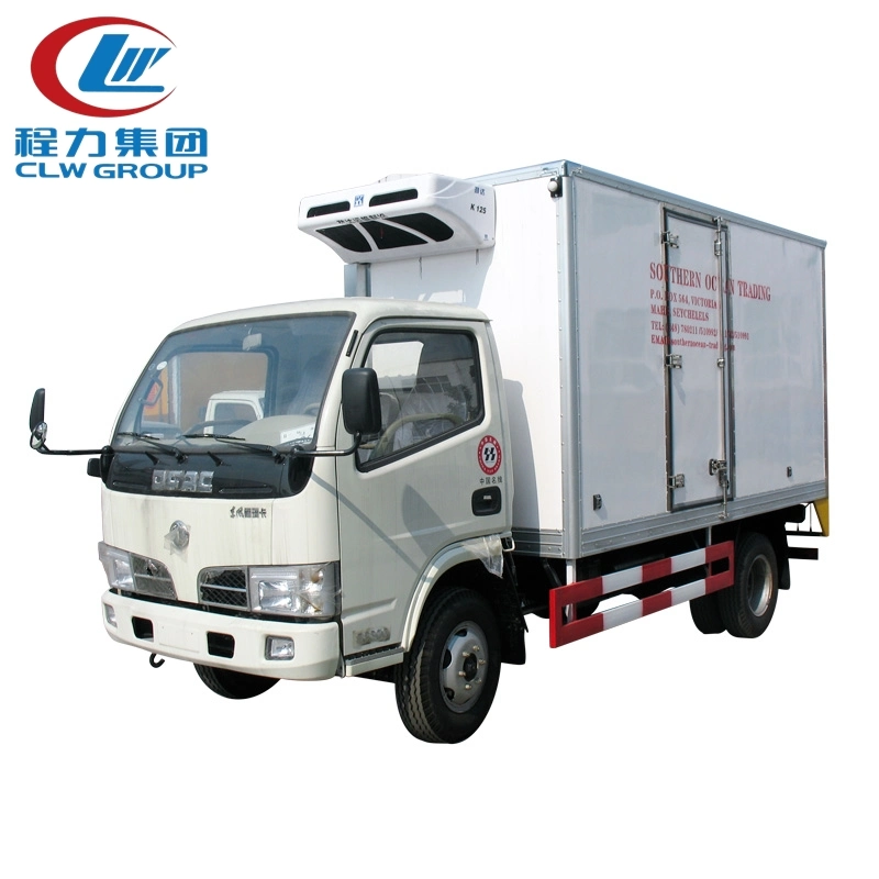 Refrigerator 4*2 Capacity Light Freezer Fish Vegetable Transport Box Refrigerator Truck Ice Cream Van Mobile Food Cooling Trucks