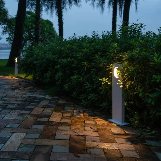 Proyectos de iluminación de bricolaje bellamente productos 12V para preparar la crema de la luz de la Jardinería Pilar luces LED blancas patio jardín de césped