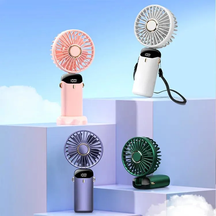 Handheld USB Outdoor Electrical Fan Rechargeable Eyelash Blowing Handheld Desk Fan