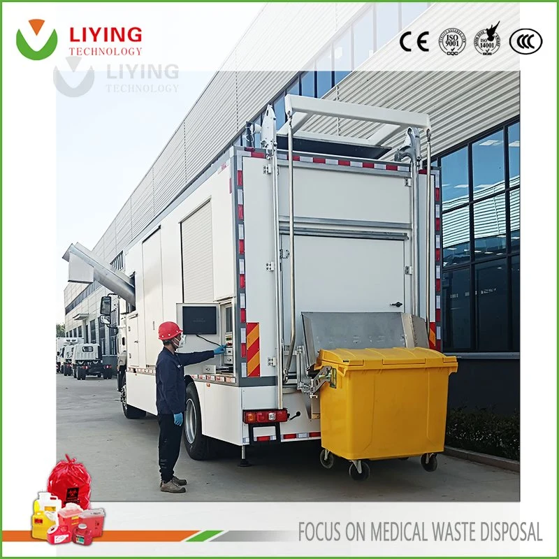 Hospital/Clinic Garbage Microwave Treatment for Medical Waste Disposal Vehicle