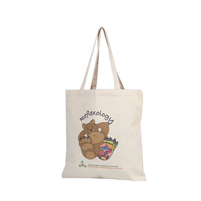 Custom Print Promotional 100% Cotton Canvas Tote Bag