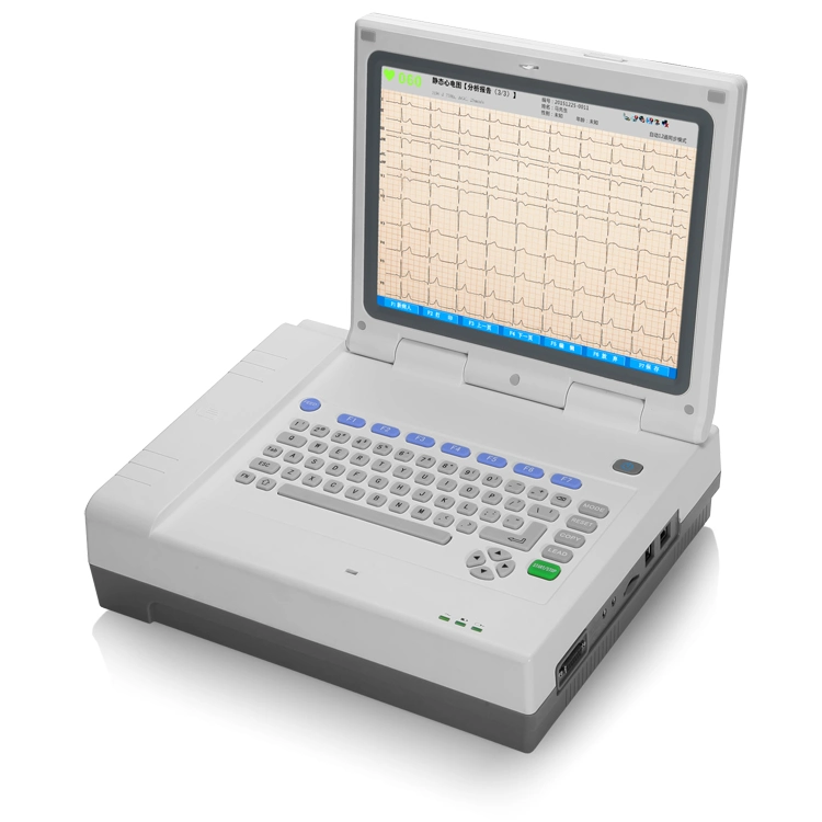 Electrocardiograma ECG-máquina Cardioología electrocardiograma para hospital,