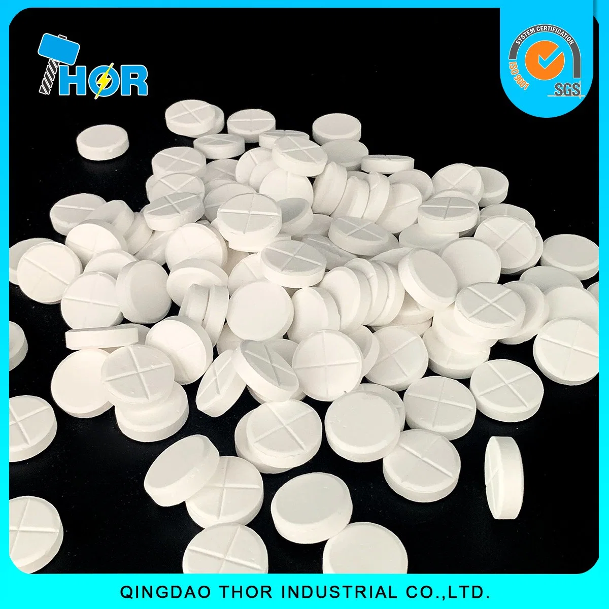 Sodium Dichloroisocyanurate Fast Dissolving Disinfectant Tablet 1g 2g 20g CAS 2893-78-9 SDIC