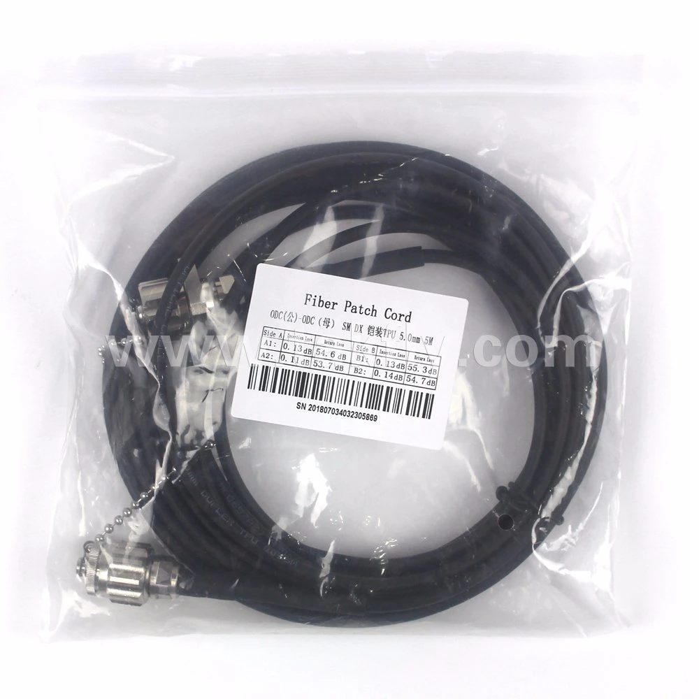 Odc Connector Armored Outdoor Waterproof 2 Fibers Patchcord