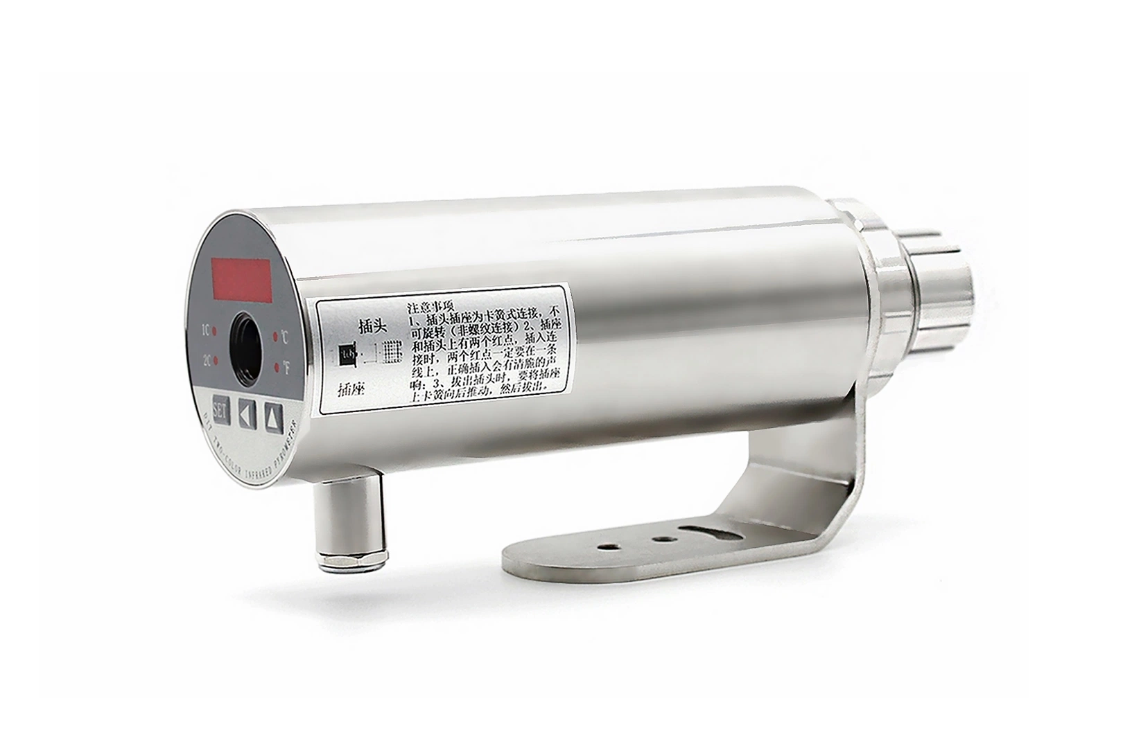 High Precision Radiation Infrared Pyrometer with Two-Color Measuring for Steel Rolling Site