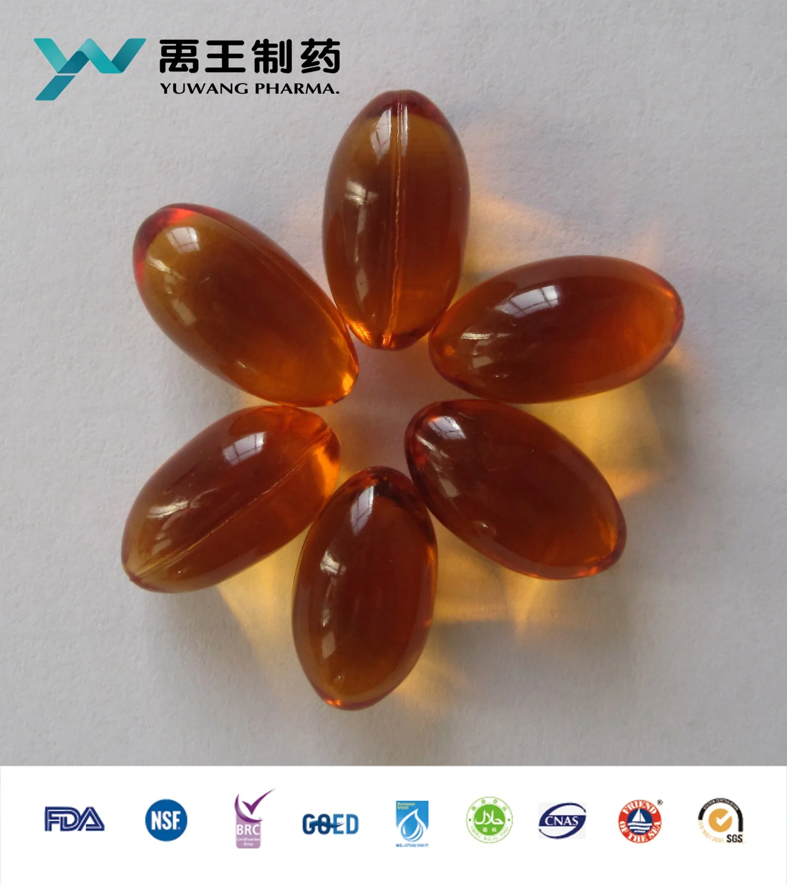 ISO/GMP OEM Factory supplied Natural β Carotin Softgel