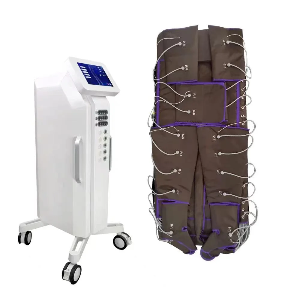 Pressotherapy Professionnel Pressotherapy máquina de drenaje linfático Presoterapia profesional Corporal 3 En 1 Pressoterapia