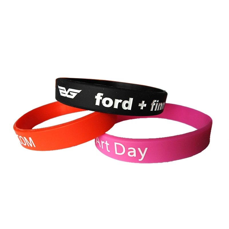 High quality/High cost performance  Custom Promotional Silicone Wristband Bracelet