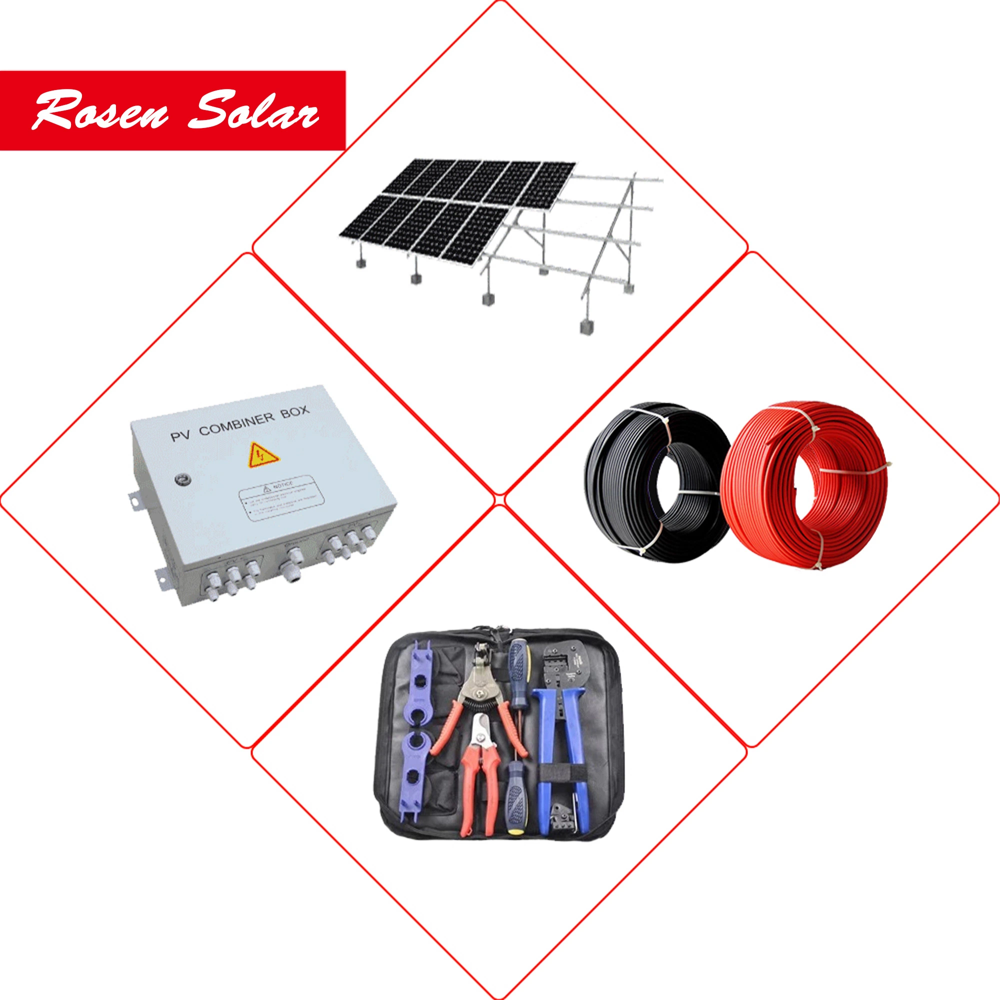 Solar Project 300kw on Grid Solar Kit 300kVA Grid Tie Solar Set Completed Solar System