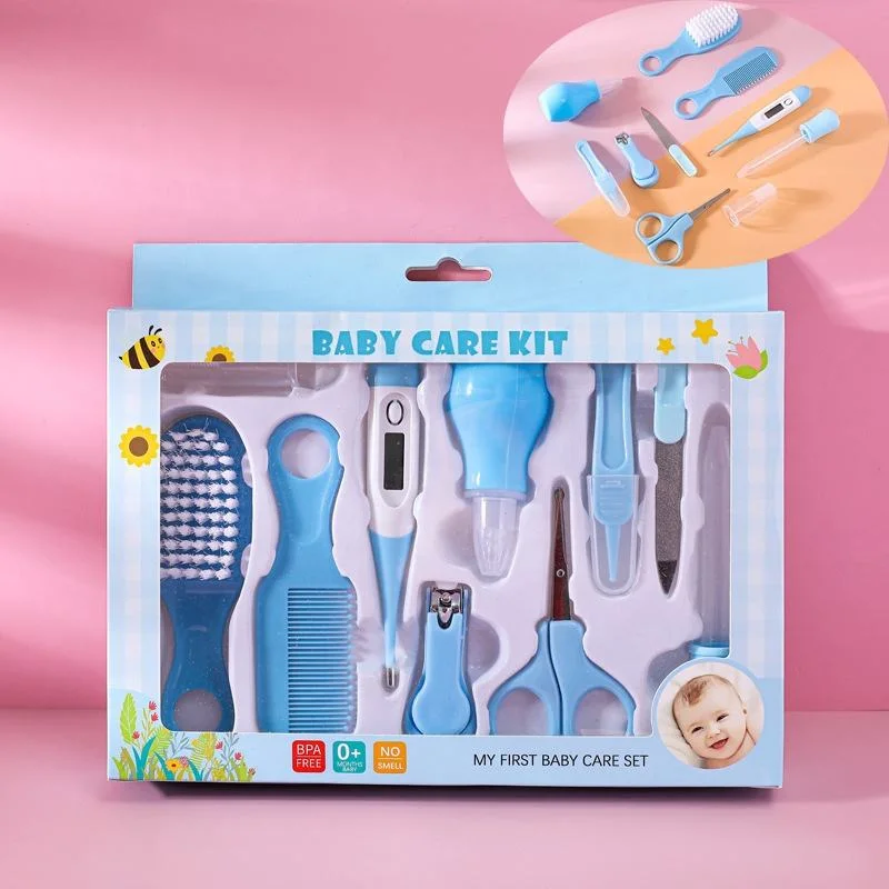 Baby Shower Gift Kit Safety Set Infant Nursery Care10 PCS Newborn Healthcare Grooming Newborn Care Accessories Kit