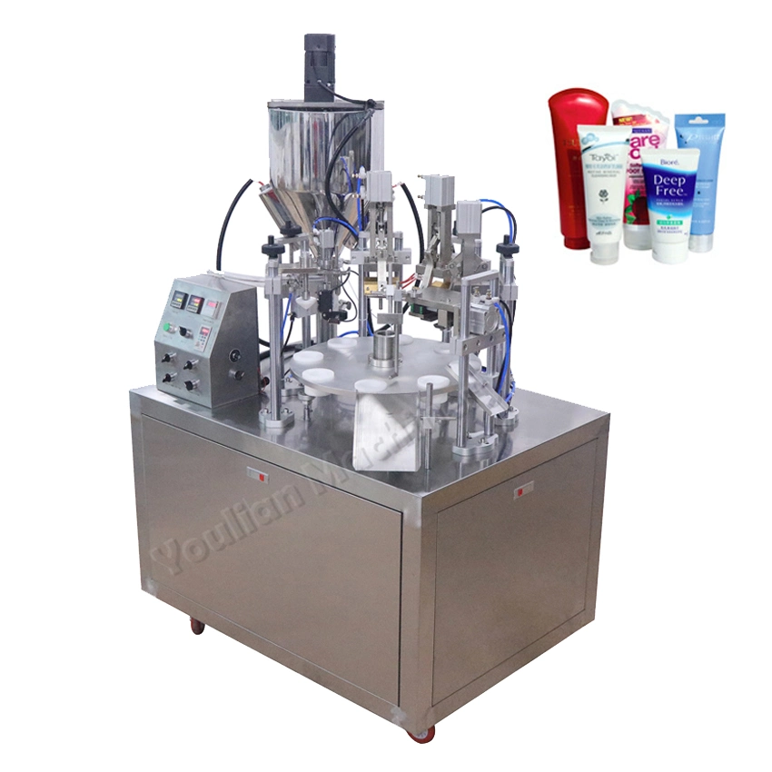 Yld-25 Semi Automatic Plastic Ointment Hand Body Cream Tube Filling Sealing Packing Machine for Toothpaste Cream in Daily Chemical Personal Care Product