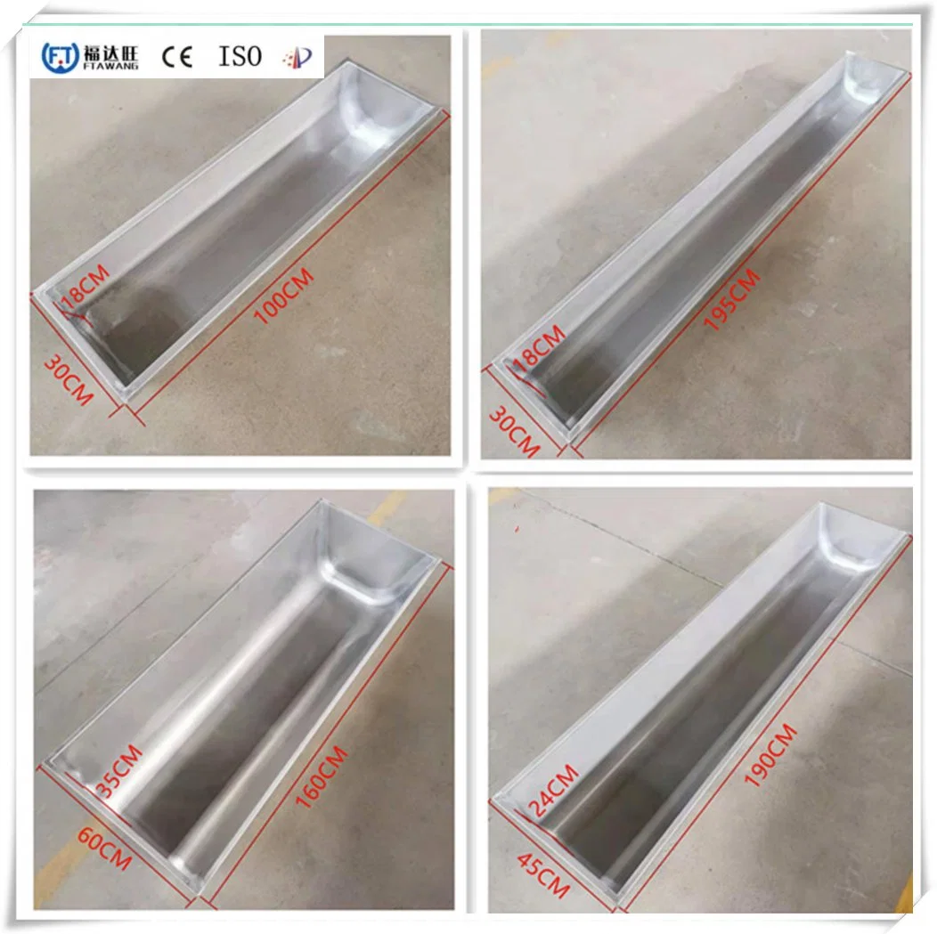 Atacado Custom galvanizado gado gado gado bovino drinker ovelha alimentador de água Calha de água em aço inoxidável fabricada na China