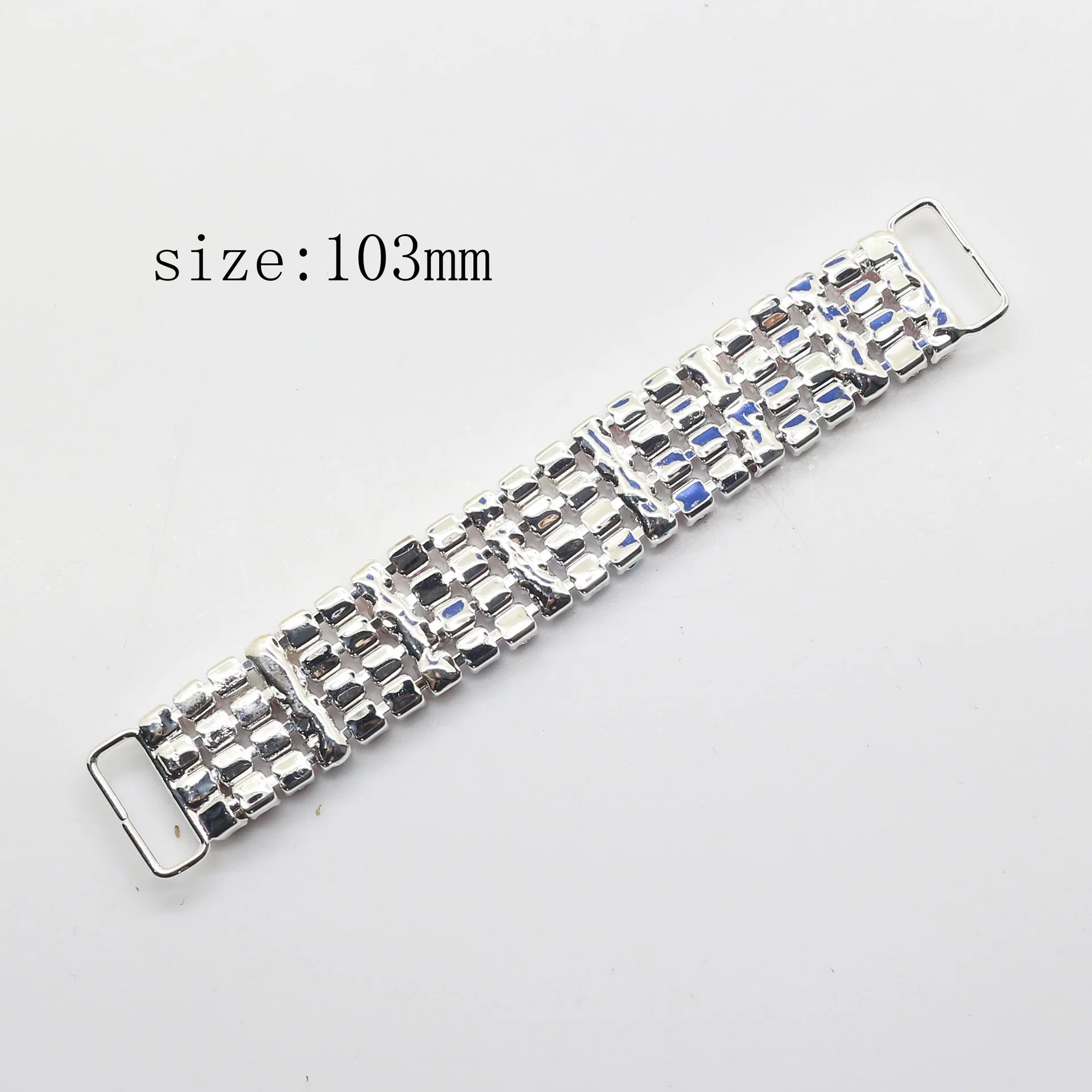 Colorful Diamond Silver Metal Bikini Connectors Chain