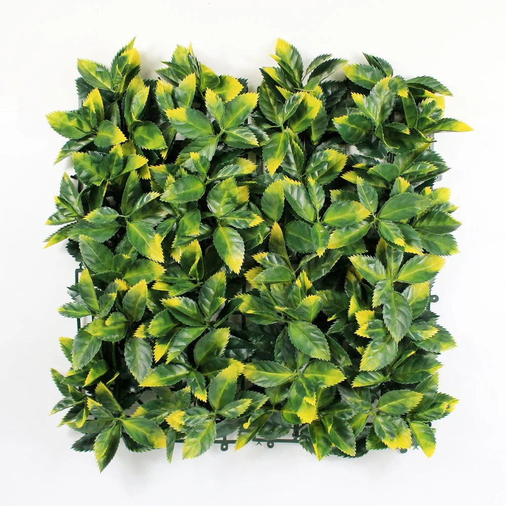 Hot Sale 50X50cm PVC Coated Artificial Box Hedge Plants with Ce