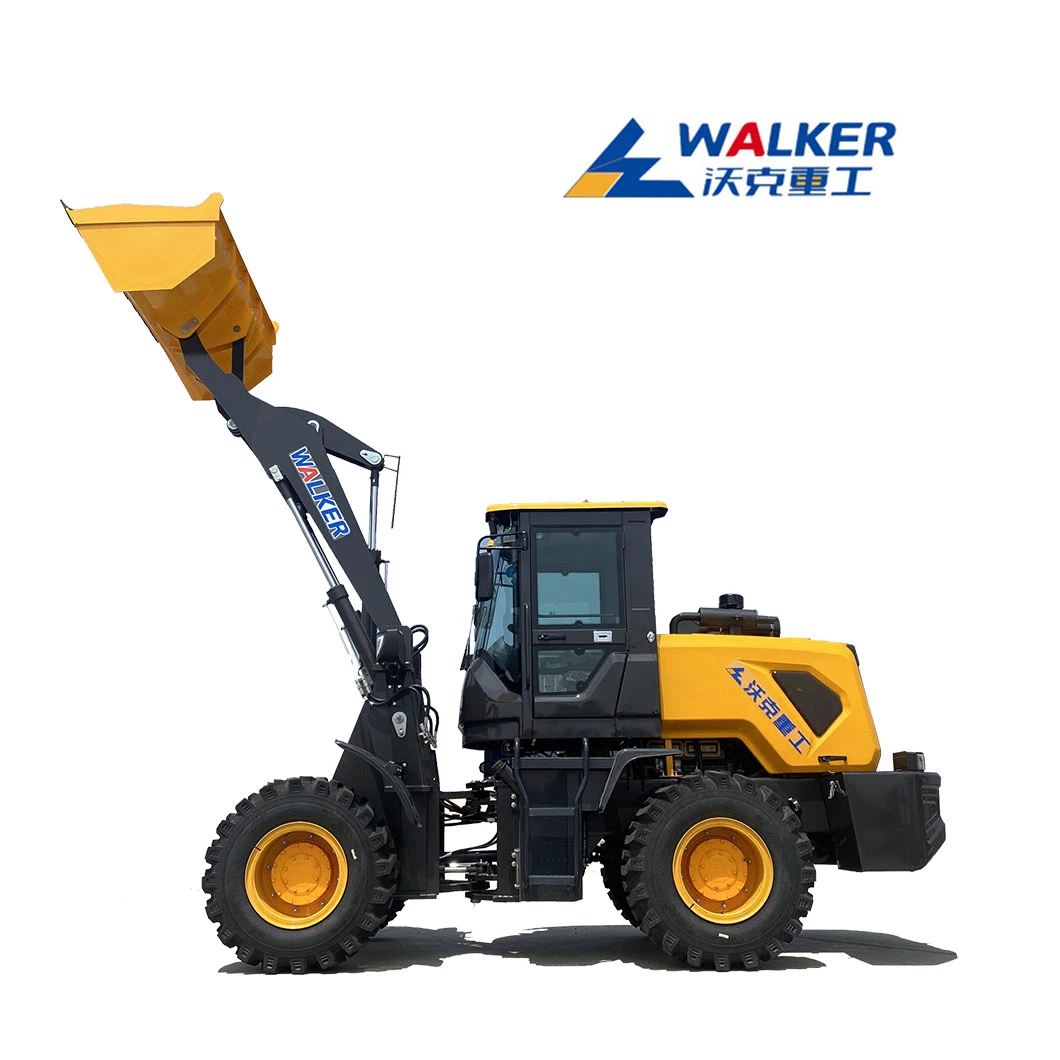 Multi Function Construction 0.8t/1.0t/1.2t/1.5t/1.8t/2.0t/2.5t/3t Ton Small Scale Compact Telescopic Front End Wheel Loader Quick Hitch for Various Attachments