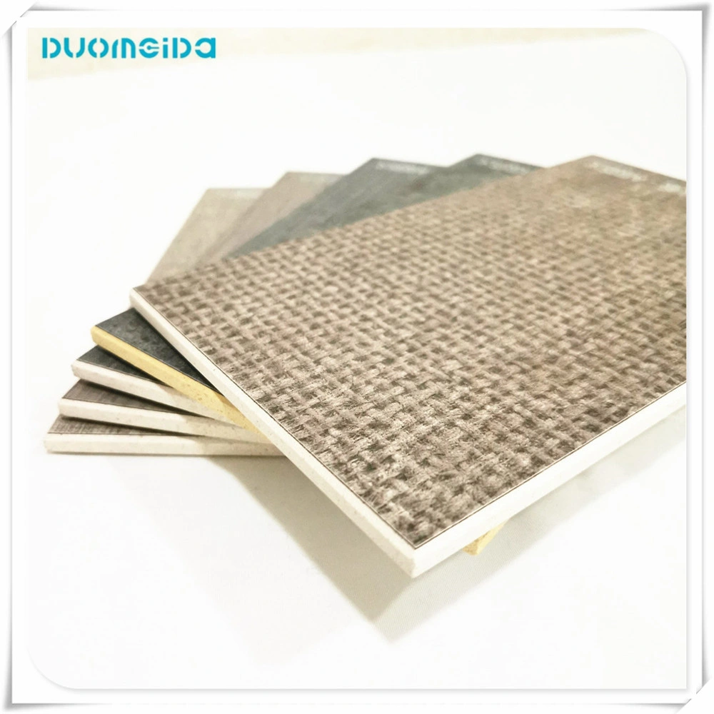 Fireproof Panel Ceiling and Wall Soundproof MGO Wood Perforated Interior Veneer Grooved Wooden Acoustic Board