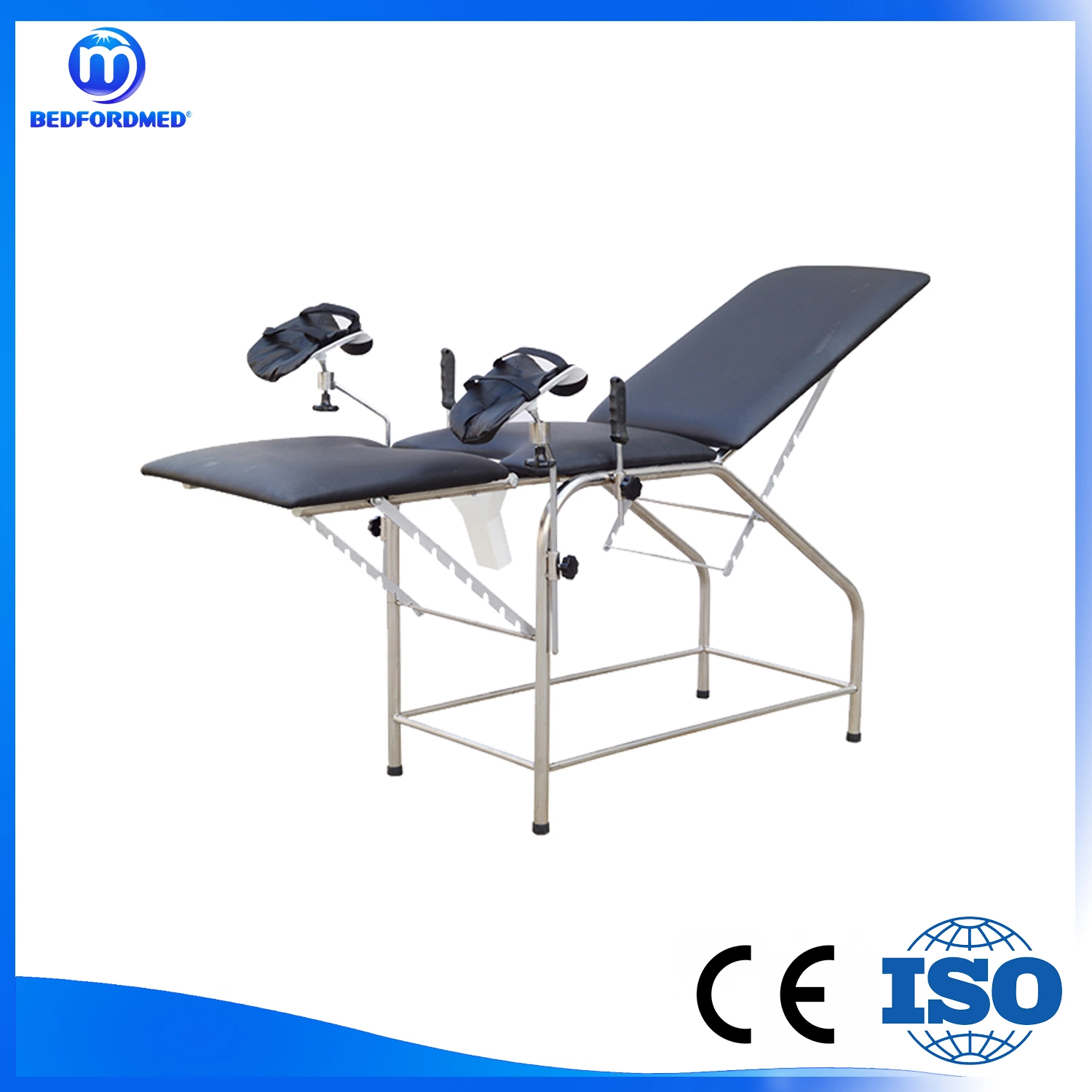 Hospital Manual Gynecological Examination Bed Ecoh50