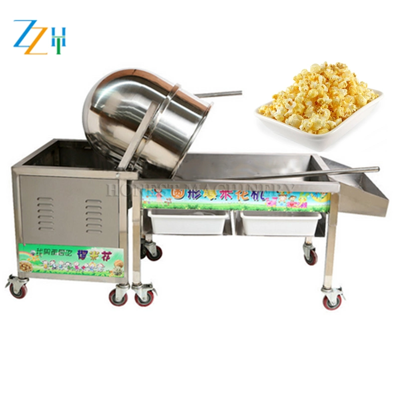 Máquina de palomitas de maíz de acero inoxidable de Gas / máquina de palomitas de maíz