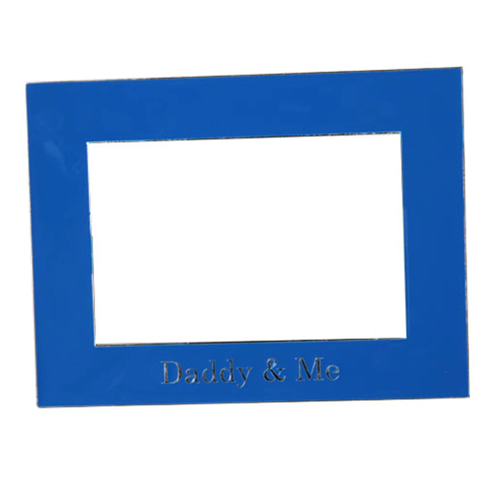 Simple Blue Photo Frame with Mommy and Me