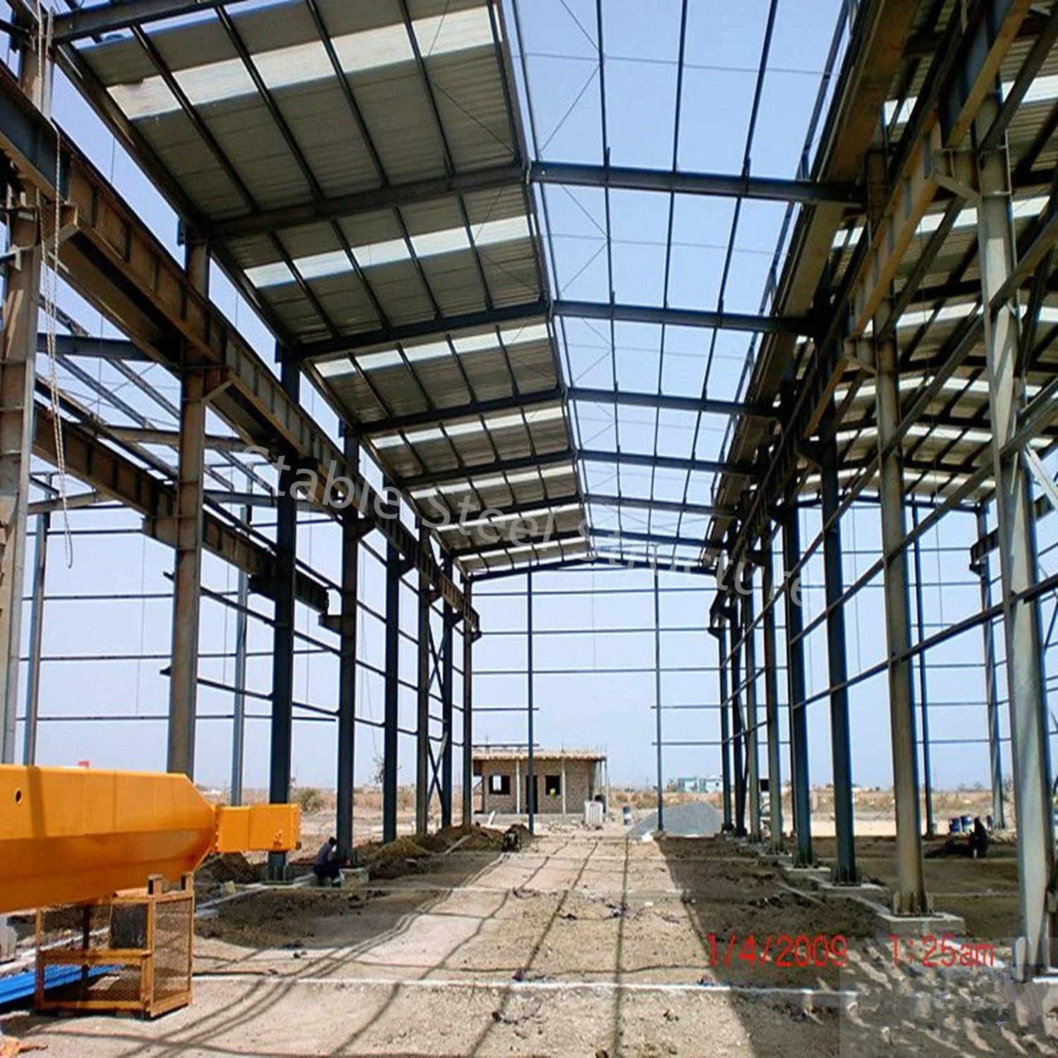 Portal Frame Light Prefabricated Factory Steel Structure Construction Metal Storage Shed Building