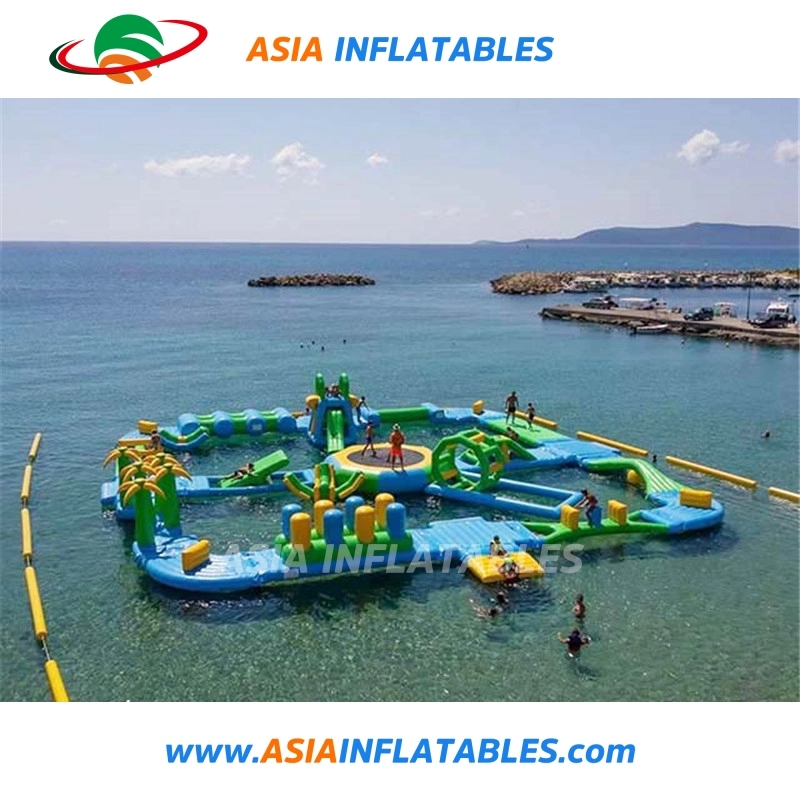 Inflables comerciales parque acuático Aqua Park Juegos de Agua flotante