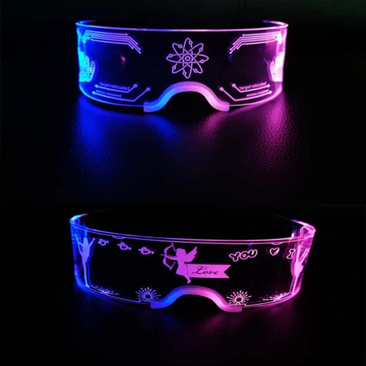 Halloween Christmas Dance Decoration LED Glasses Party Decoration