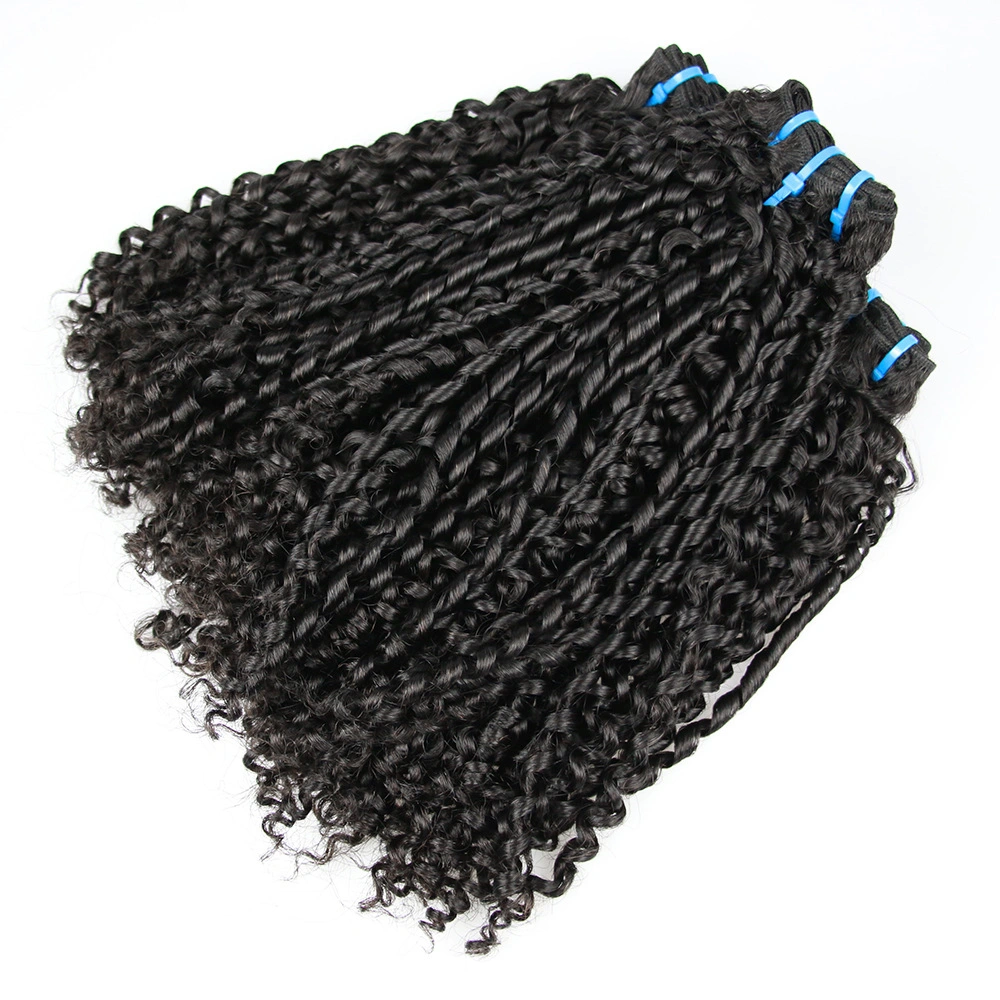 Top Schönheit Hohe Qualität Super Doppelt Gezeichnet Funmi Haar Pissy Curl schneller Versand Virgin Human Hair Hot Selling in Nigeria