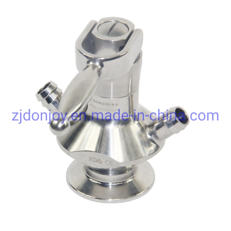 Aesptic Sample Valve Clamped Flange 50.5mm with Pull Handle