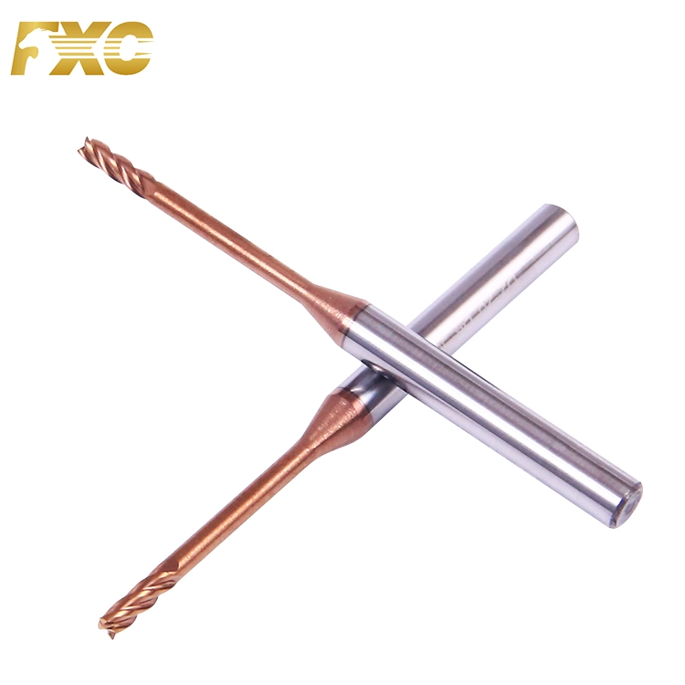 High quality/High cost performance  HRC55 Carbide Long Neck End Mill Deep Grooving Router Bits CNC Cutting Tool with Coating