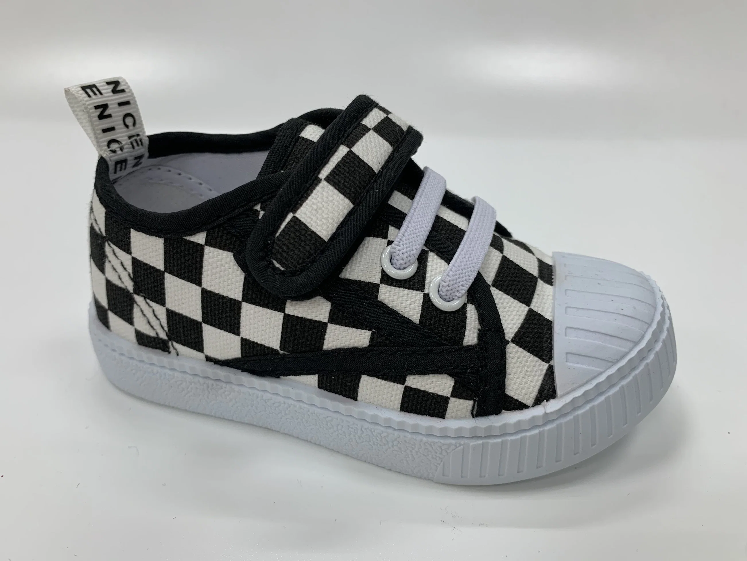 Trendy New Children's Shoes PVC Sole Plaid Style