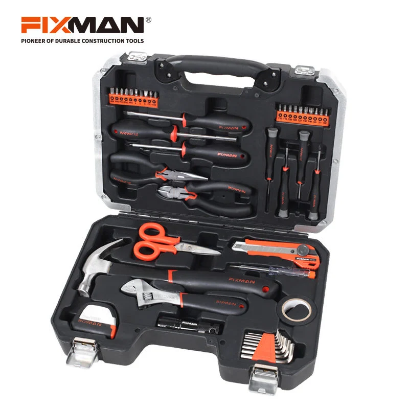 Fixman 45PCS Hand Tool Set Metal Workshop Basic Hand Tractor Car Tool Set