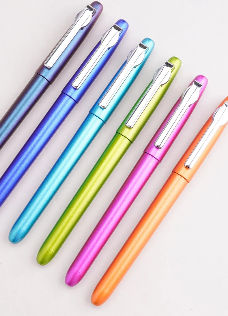 Promotion Gift High Range Lacquery Panting Pen Engraved Logo Quick Dry Roller