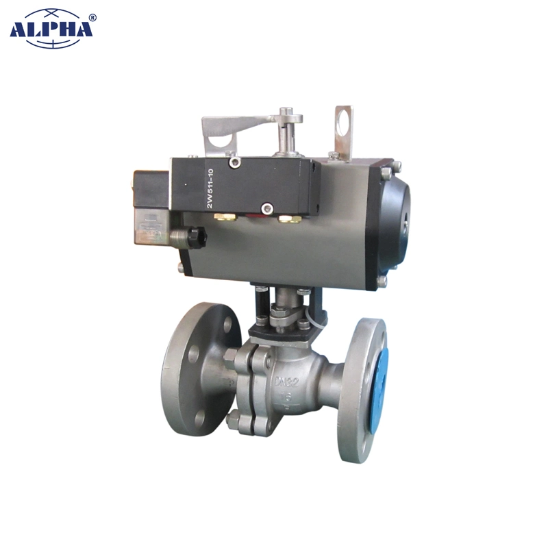 Alpha C Black Single Acting Rt110 K10 Pneumatic Valve with SMC Air Sets