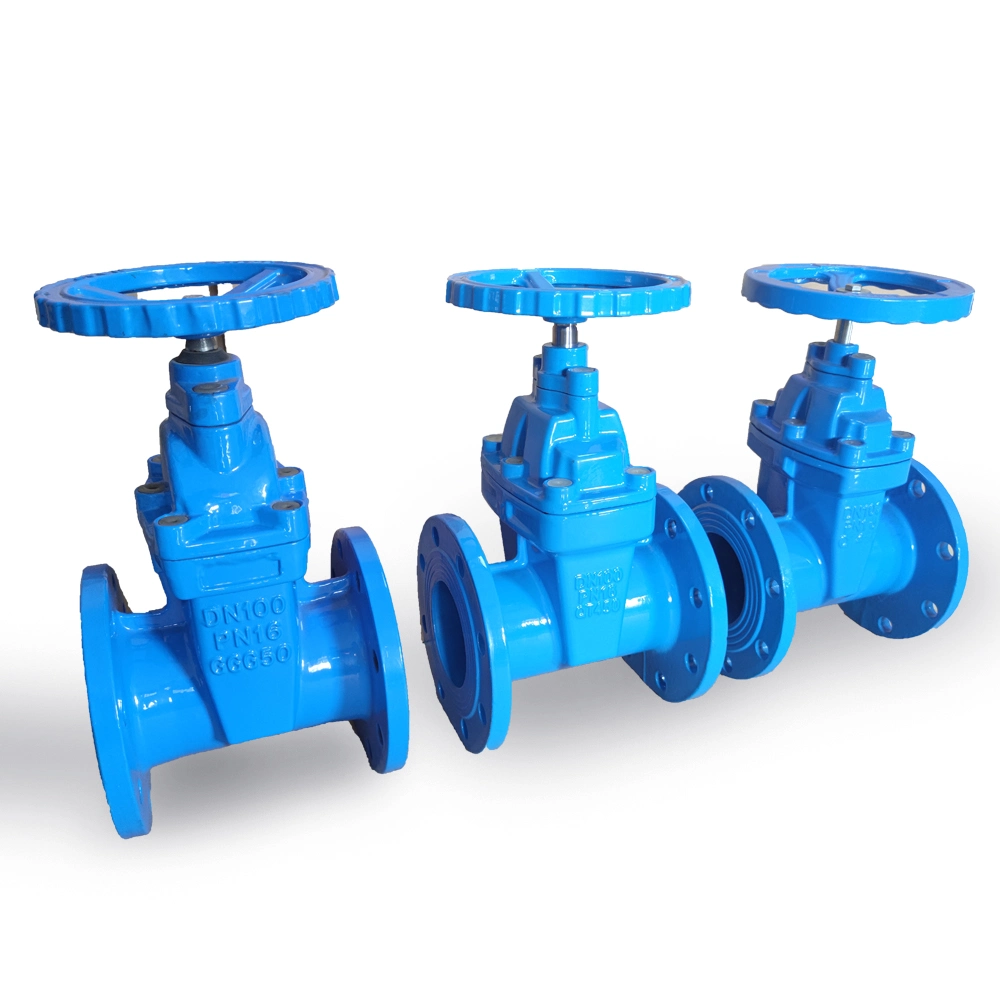 DIN3352 F4 Standard Cast Iron/Ductile Iron Water Non Rising Stem Nrs Seal Water Gate Valve