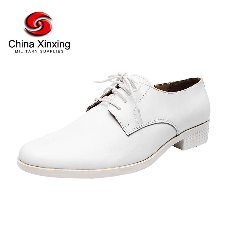 Military White Police Army Officer Leather Shoes Men's Dress Formal Shoes