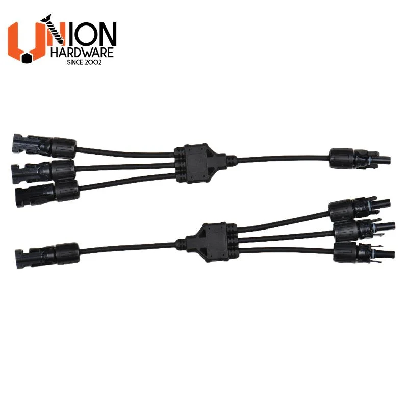 IP67 Waterproof Solar Y Branch Connectors Harness 2 To1 3 to 1 4 to 1