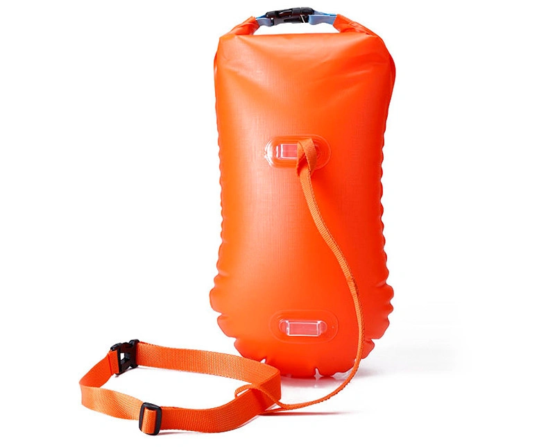 20L PVC Outdoor Waterproof Dry Bag Inflatable Storage Flotation Rafting Drift Bag River Life-Saving Swimming Buoy
