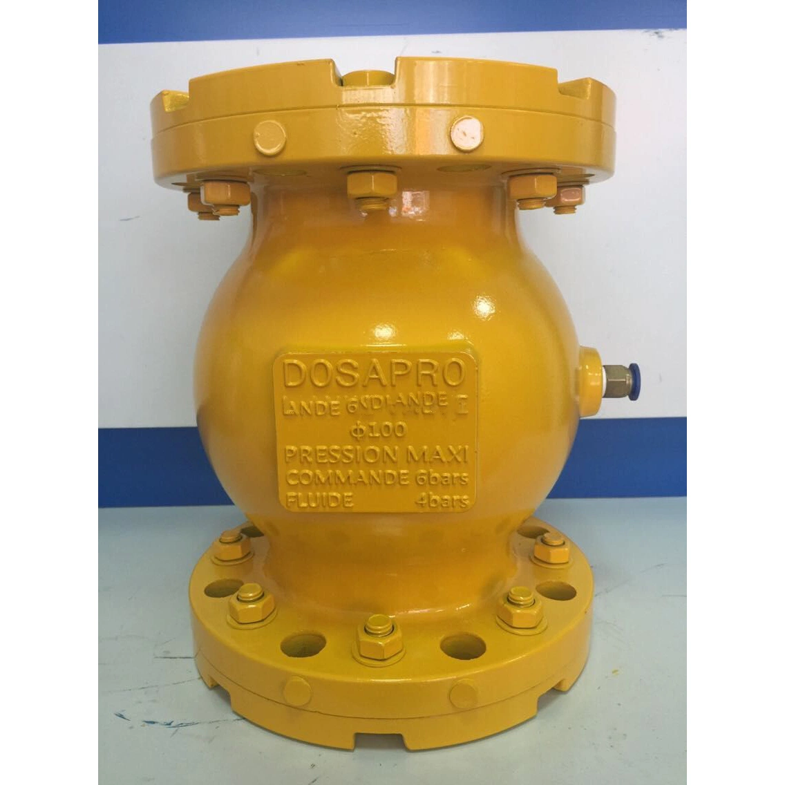 API/DIN Pn10 Best Quality Wholesale/Supplier for Industrial Aluminium Flange Pinch Valve with Pneumatic for Oil