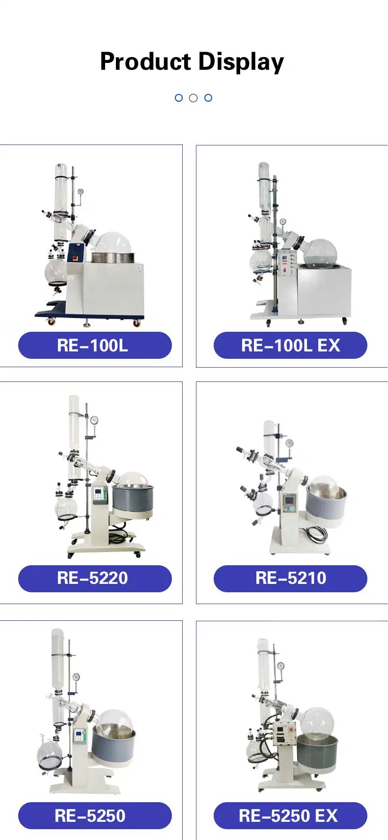 High Efficient Vacuum Distillation Equipment Rotary Evaporator