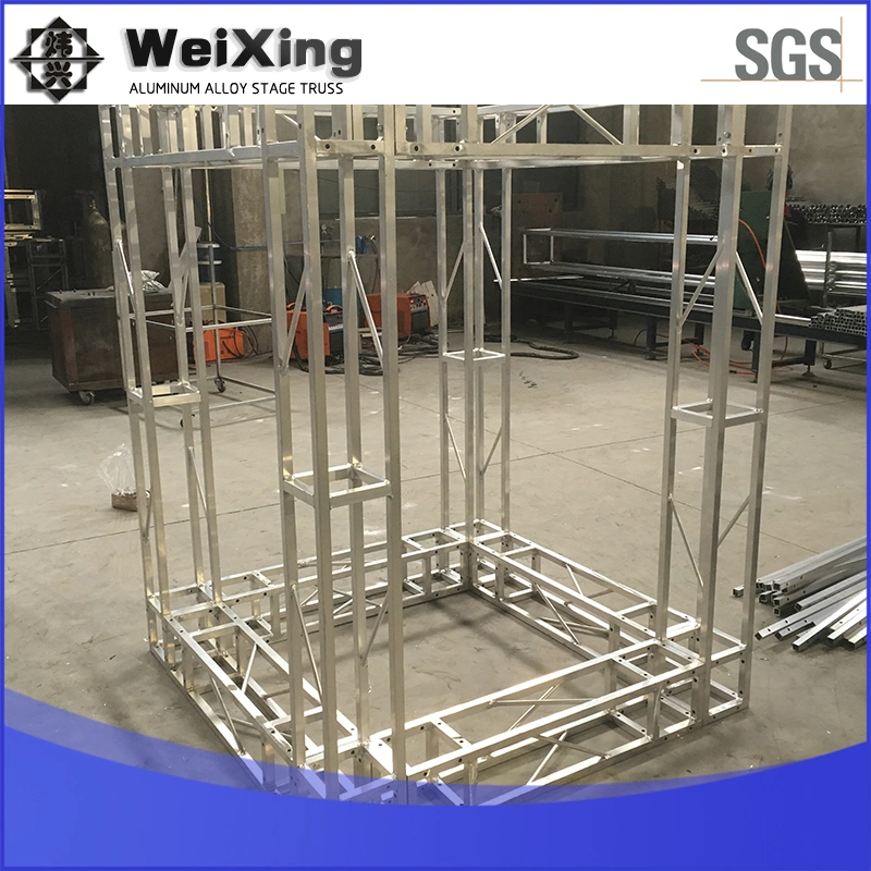 100X100mm Aluminum Mini Square Box Truss Movable Mini Square Aluminum Truss