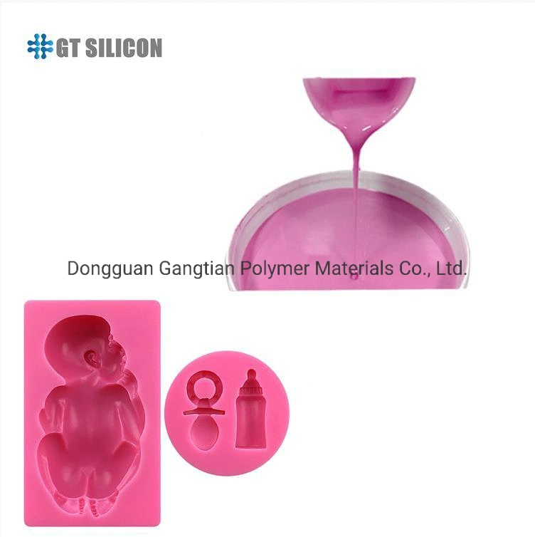 FDA Approval RTV-2 Lrs Platinum Addition Cure Silicone Rubber Soft Good Tensile for Molds Making