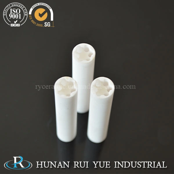 Industrial Machine Fine Ceramic Part Porous Pipe Thermocouple Refractory Ceramic Tube